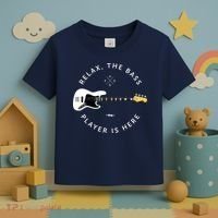 Bass Guitar Player Relax The Bass Player Is Here Toddler T-Shirt thumb 3