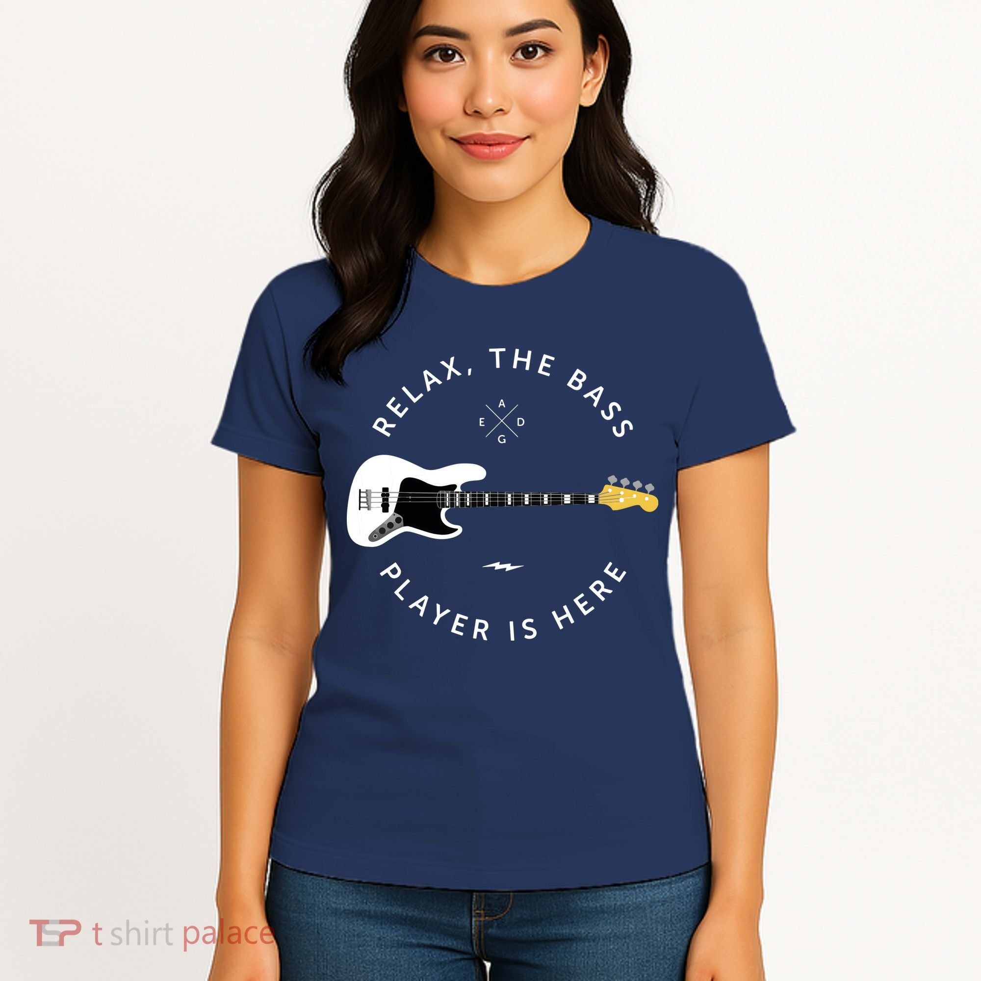 Bass Guitar Player Relax The Bass Player Is Here Women's T-Shirt