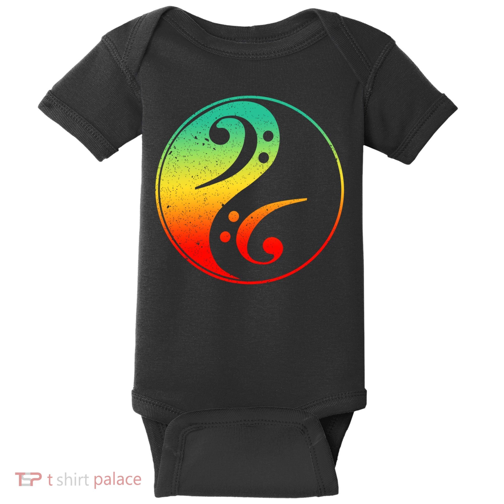 Bass Guitar Player Musical Instrument Bass Guitar Cute Gift Baby Bodysuit