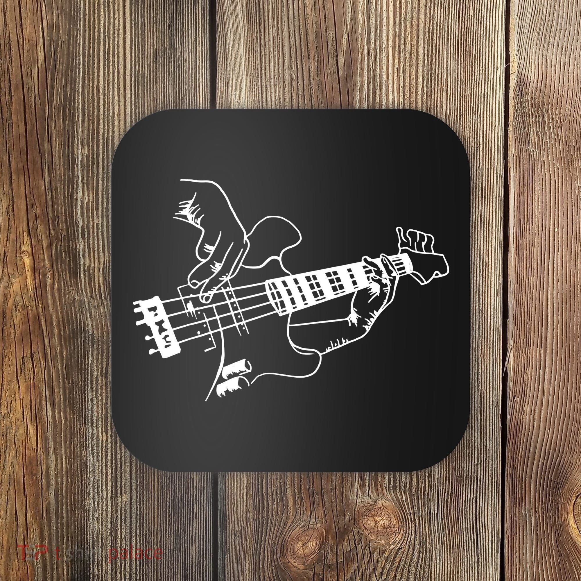 Bass Guitar Player Music Guitarist Musician Coaster