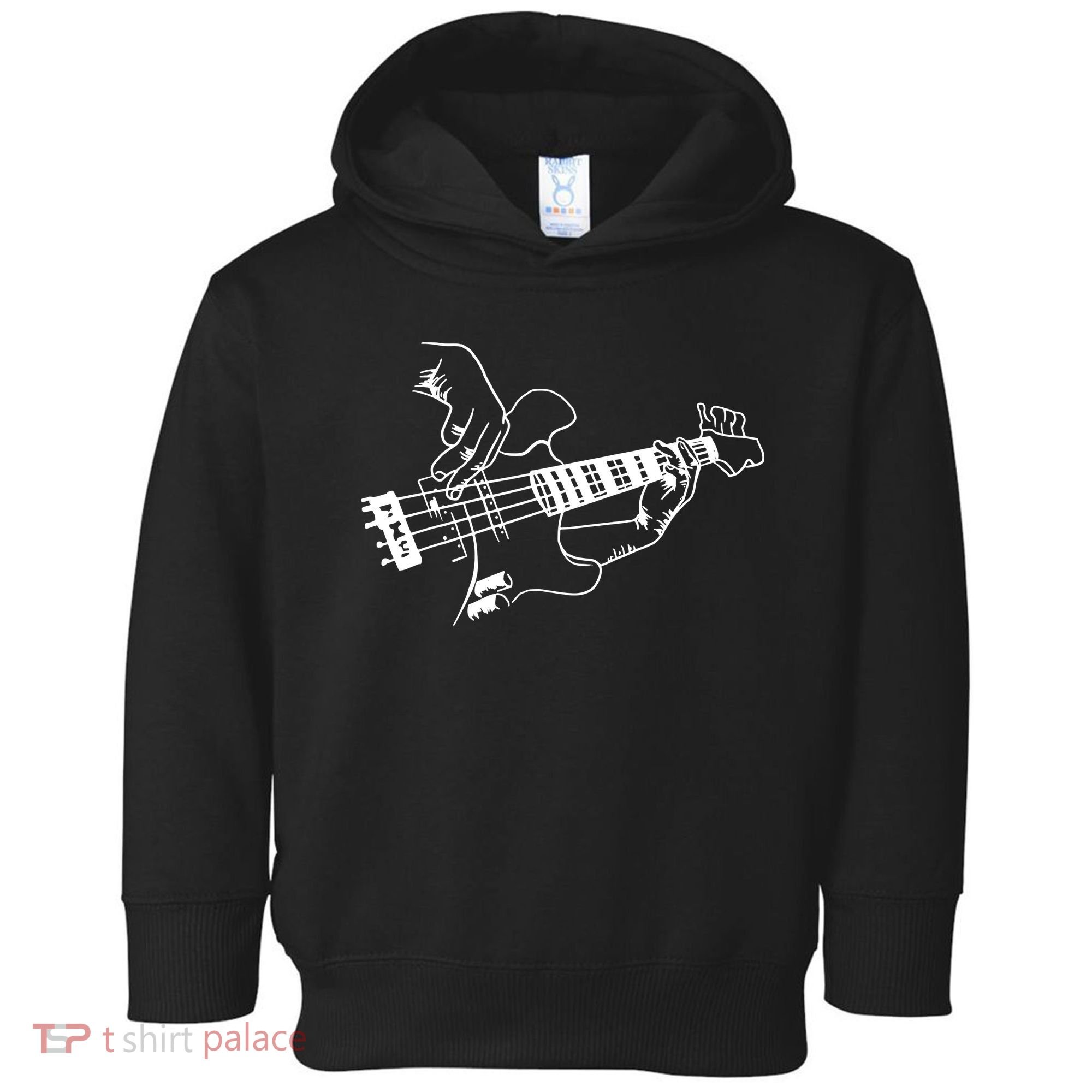 Bass Guitar Player Music Guitarist Musician Toddler Hoodie