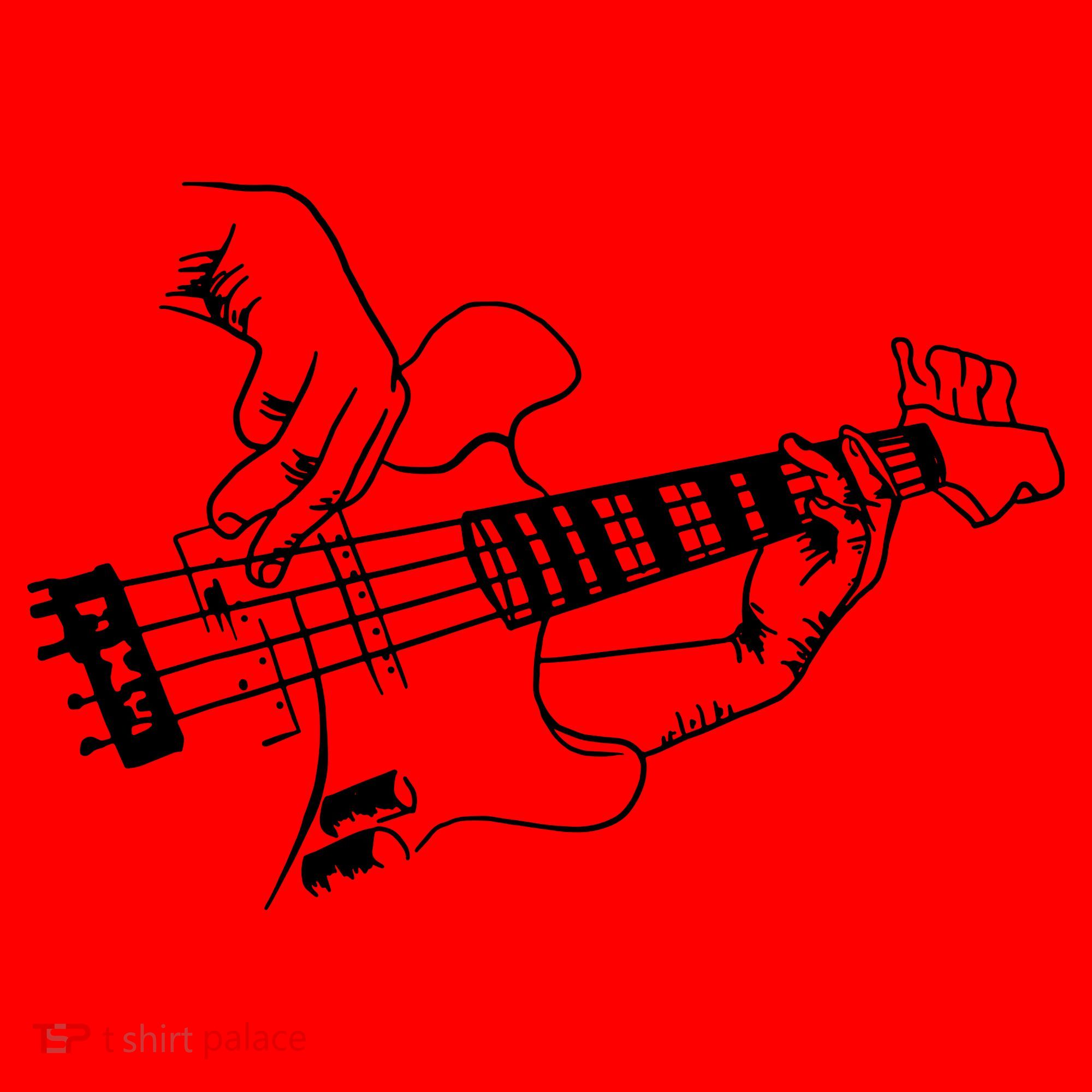 Bass Guitar Player Music Guitarist Musician Santa Hat