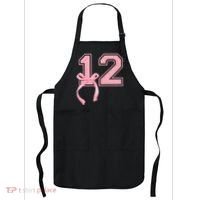 Birthday Girl P.Ink Coquette Bow 12 Year Old Aesthetic Girly Gift Apron thumb 0