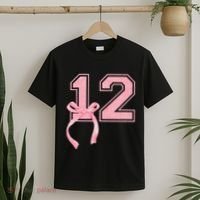 Birthday Girl P.Ink Coquette Bow 12 Year Old Aesthetic Girly Gift T-Shirt thumb 2