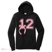 Birthday Girl P.Ink Coquette Bow 12 Year Old Aesthetic Girly Gift Women's Hoodie thumb 0