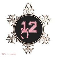 Birthday Girl P.Ink Coquette Bow 12 Year Old Aesthetic Girly Gift Ornament thumb 0