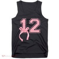 Birthday Girl P.Ink Coquette Bow 12 Year Old Aesthetic Girly Gift Tank Top thumb 0