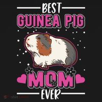 Best Guinea Pig Mom Ever Funny Gift Coaster thumb 2