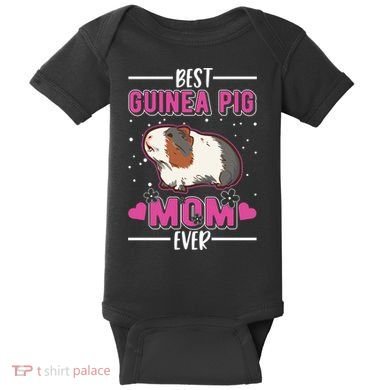 Best Guinea Pig Mom Ever Funny Gift Baby Bodysuit