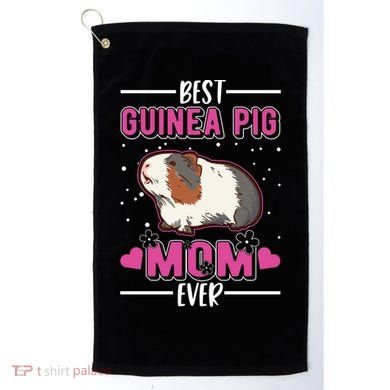 Best Guinea Pig Mom Ever Funny Gift Golf Towel