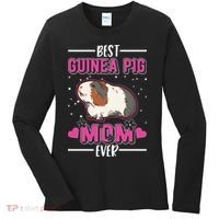Best Guinea Pig Mom Ever Funny Gift Women's Long Sleeve Shirt thumb 0