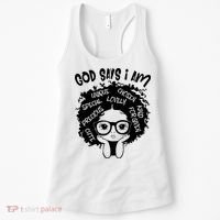 Black Girl Queen God Says I Am Melanin History Month Women's Tank Top thumb 0