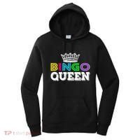 Bingo Gift Queen Funny Bingo Queen Funny Gift Moms Gift Women's Hoodie thumb 0