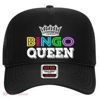 Bingo Gift Queen Funny Bingo Queen Funny Gift Moms Gift Hat thumb 0