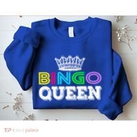 Bingo Gift Queen Funny Bingo Queen Funny Gift Moms Gift Sweatshirt thumb 2