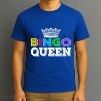 Bingo Gift Queen Funny Bingo Queen Funny Gift Moms Gift T-Shirt thumb 3