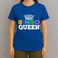 Bingo Gift Queen Funny Bingo Queen Funny Gift Moms Gift T-Shirt thumb 4