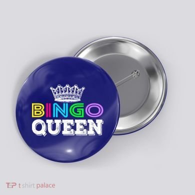 Bingo Gift Queen Funny Bingo Queen Funny Gift Moms Gift Button