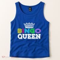 Bingo Gift Queen Funny Bingo Queen Funny Gift Moms Gift Tank Top thumb 2