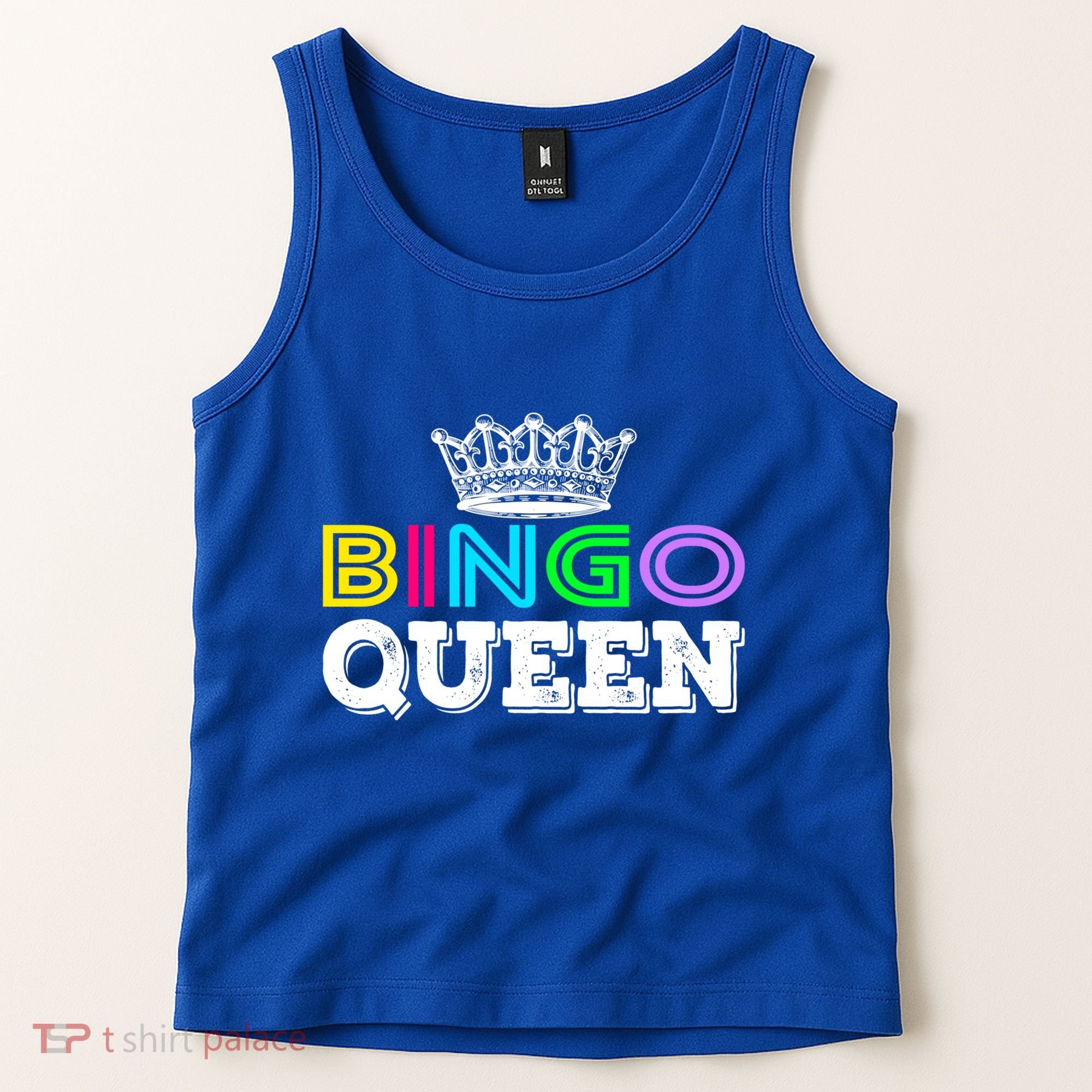 Bingo Gift Queen Funny Bingo Queen Funny Gift Moms Gift Tank Top