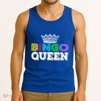 Bingo Gift Queen Funny Bingo Queen Funny Gift Moms Gift Tank Top thumb 3