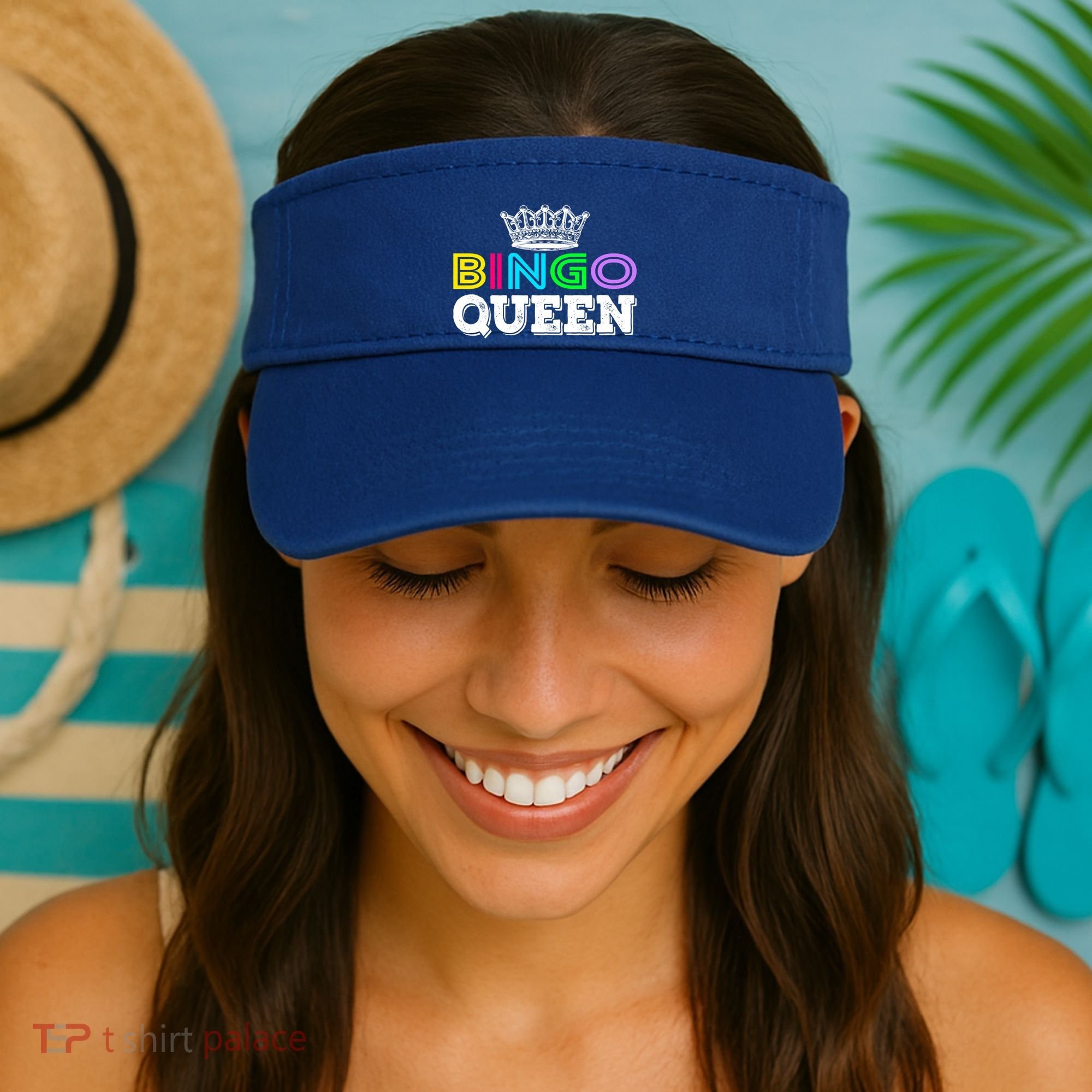 Bingo Gift Queen Funny Bingo Queen Funny Gift Moms Gift Visor