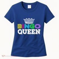 Bingo Gift Queen Funny Bingo Queen Funny Gift Moms Gift Women's T-Shirt thumb 0