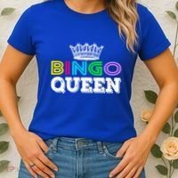 Bingo Gift Queen Funny Bingo Queen Funny Gift Moms Gift Women's T-Shirt thumb 2