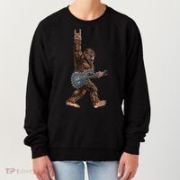 Bigfoot Guitar Rock On Women's Sweatshirt thumb 0