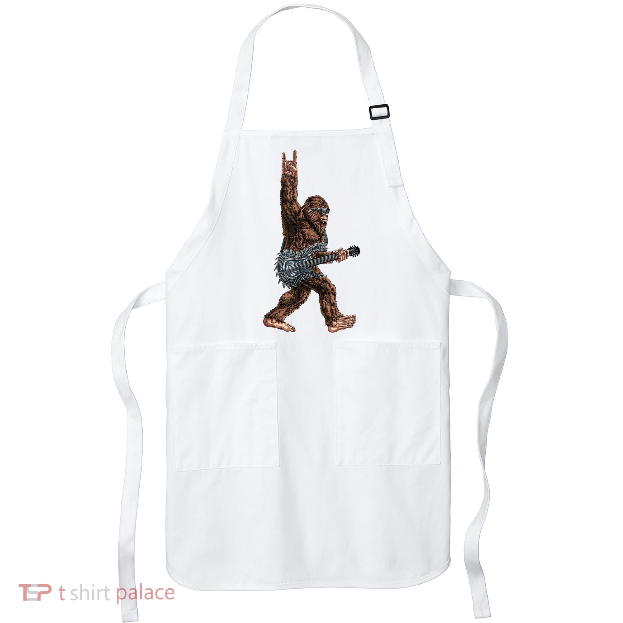 Bigfoot Guitar Rock On Apron