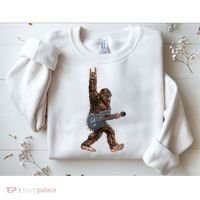 Bigfoot Guitar Rock On Sweatshirt thumb 2