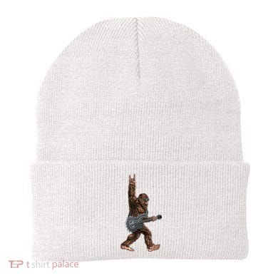 Bigfoot Guitar Rock On Beanie