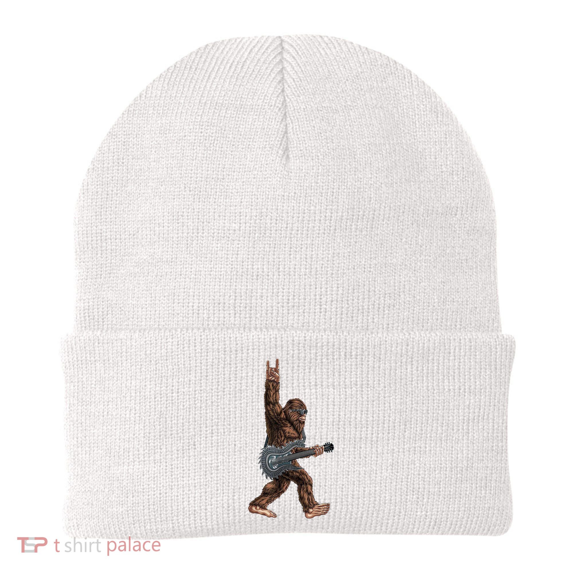 Bigfoot Guitar Rock On Beanie