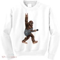 Bigfoot Guitar Rock On Kids Sweatshirt thumb 0