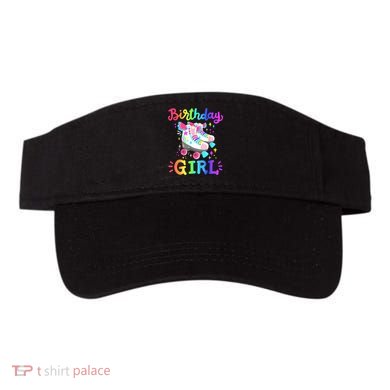 Birthday Girl Rolling Skates Roller Skater Party  Visor