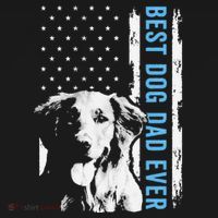 Best Golden Retriever Dad Ever American Flag Dog Dad Coaster thumb 2