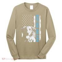 Best Golden Retriever Dad Ever American Flag Dog Dad Long Sleeve Shirt thumb 0