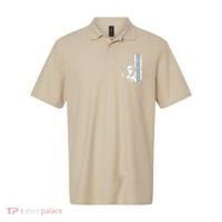 Best Golden Retriever Dad Ever American Flag Dog Dad Polo thumb 0