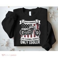 Biker Grandpa Ride Motorcycles Motorcycle Lovers Rider Gift Sweatshirt thumb 2