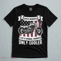 Biker Grandpa Ride Motorcycles Motorcycle Lovers Rider Gift T-Shirt thumb 5