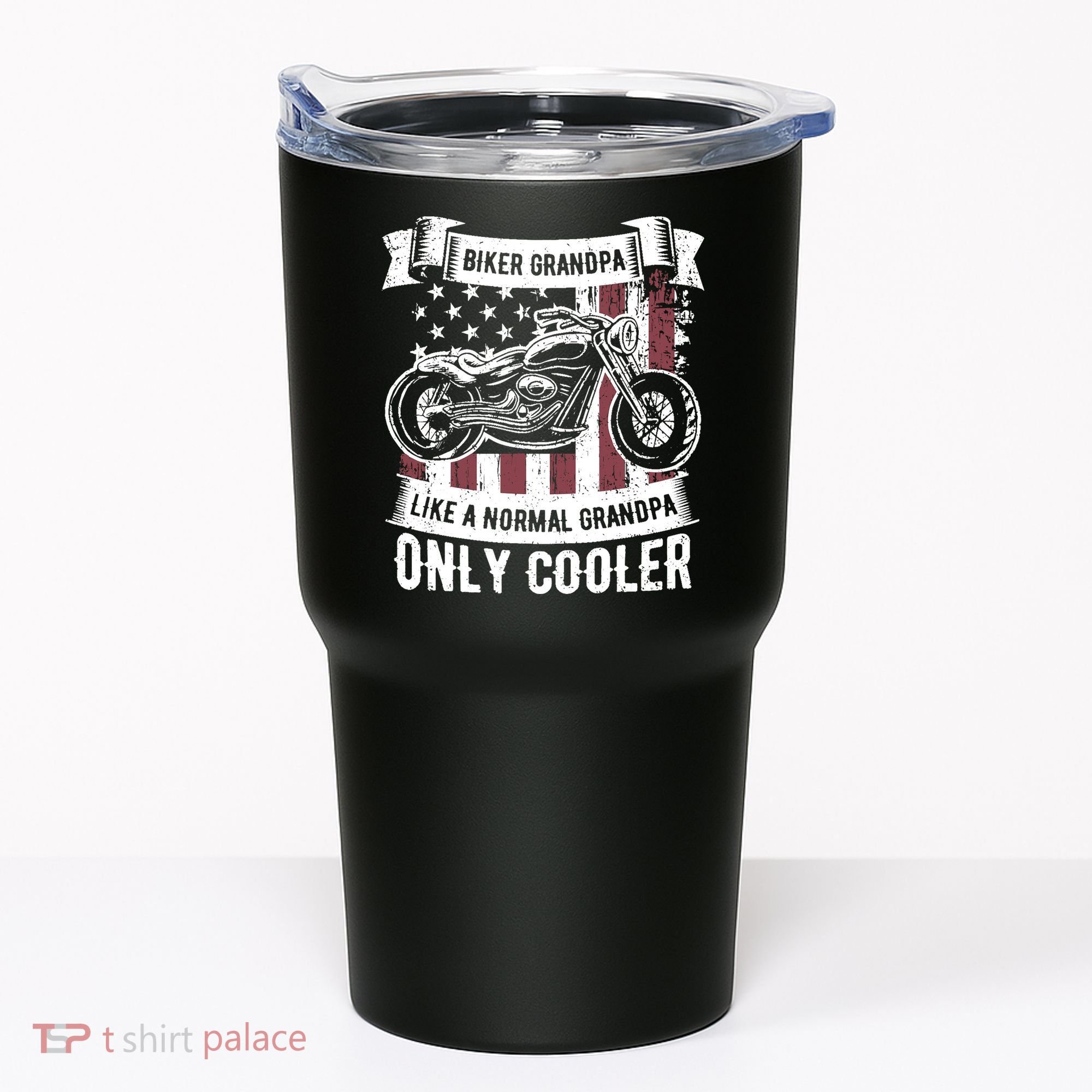 Biker Grandpa Ride Motorcycles Motorcycle Lovers Rider Gift Tumbler