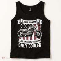 Biker Grandpa Ride Motorcycles Motorcycle Lovers Rider Gift Tank Top thumb 2