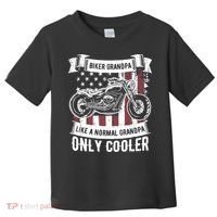 Biker Grandpa Ride Motorcycles Motorcycle Lovers Rider Gift Toddler T-Shirt thumb 0