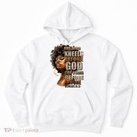 Black Girl She Who Kneels Before God Christian Afro Hoodie thumb 0