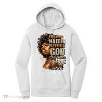 Black Girl She Who Kneels Before God Christian Afro Women's Hoodie thumb 0