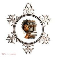 Black Girl She Who Kneels Before God Christian Afro Ornament thumb 0