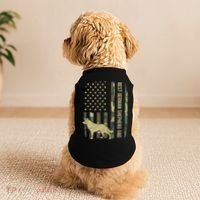 Best German Shepherd Dog Dad Camouflage American Flag Doggie Tank thumb 2