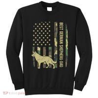 Best German Shepherd Dog Dad Camouflage American Flag Sweatshirt thumb 0