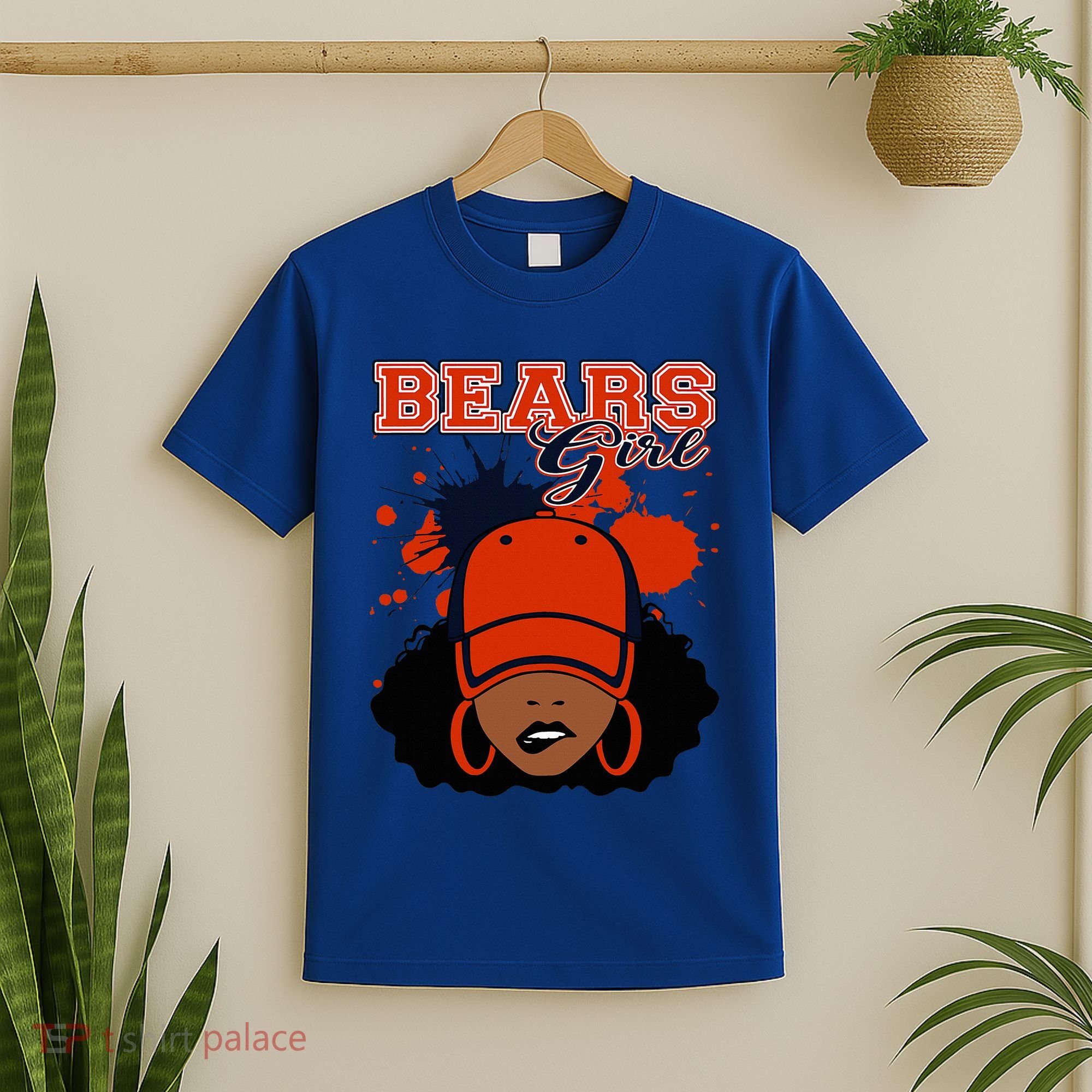 Bears Girl Sports Fan Team Spirit T-Shirt
