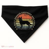 Best German Shepherd Dad Ever Daddy Gifts Dog Lover Owner USA-Made Doggie Bandana thumb 0